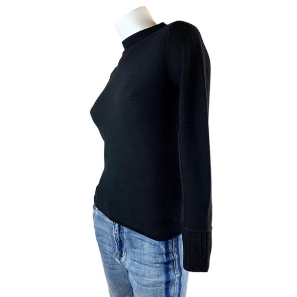 Club Monaco NEW w/ tags mock turtleneck/crewneck wool pullover sweater - XS - Picture 6 of 10